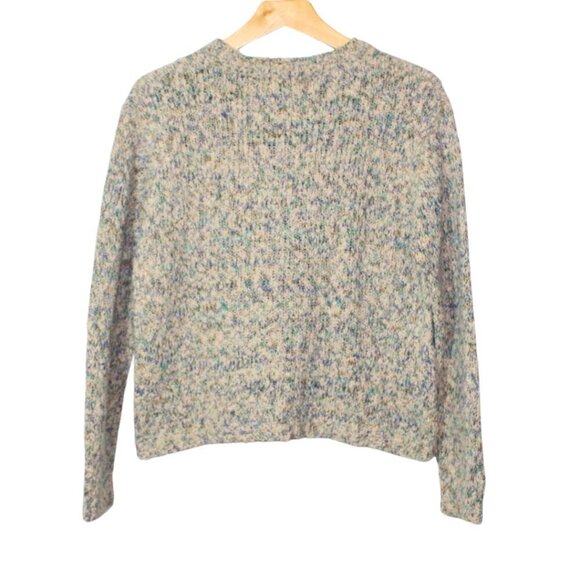 Y2K style One Step Up womens sweater size M marled knit slight crop boxy fit - Picture 7 of 9